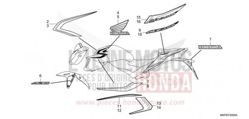MARQUE/RAYURE CB500FAN de 2022